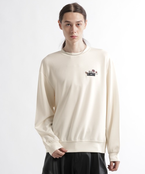 ハレサイキリンク HARE（ハレ） tシャツ フラワーロゴシシュウカット/LS(HARE) メンズ