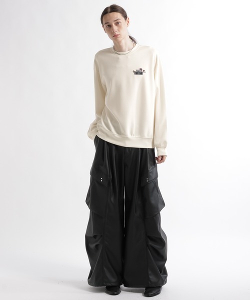 HARE（ハレ） tシャツ フラワーロゴシシュウカット/LS(HARE) メンズ