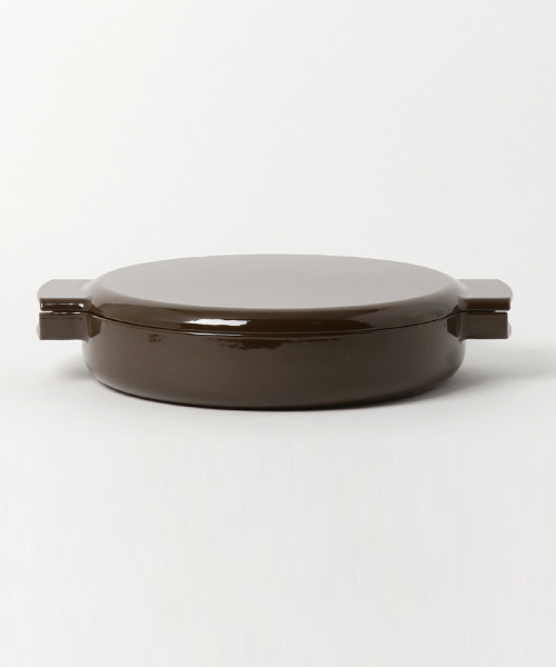 値下げ！ovject 琺瑯両手鍋 Enameled Cast Iron Pan 鋳物ほうろう両手鍋 / ovject