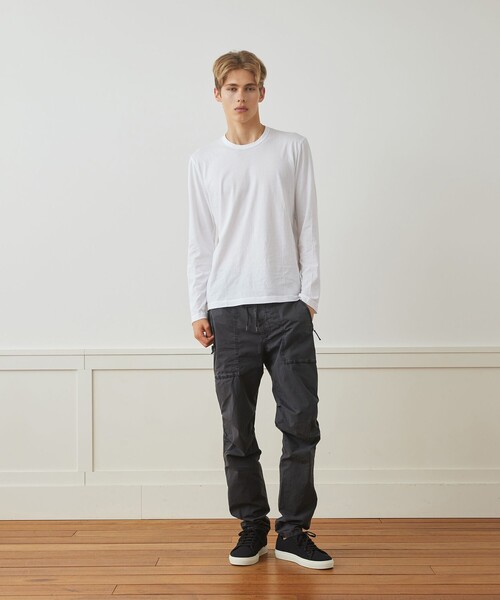 JAMES PERSE（ジェームスパース） tシャツ クルーネック長袖Tシャツ