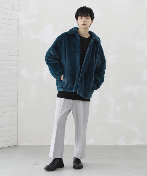 LILL（リル） ブルゾン アウター ボアファー キルティング ジャケット リルポロジーファーボアジャケット