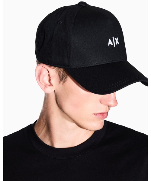 キャップ 帽子 「A|Xアルマーニ エクスチェンジ」A|Xロゴ　パネルキャップ メンズ レディースの画像
