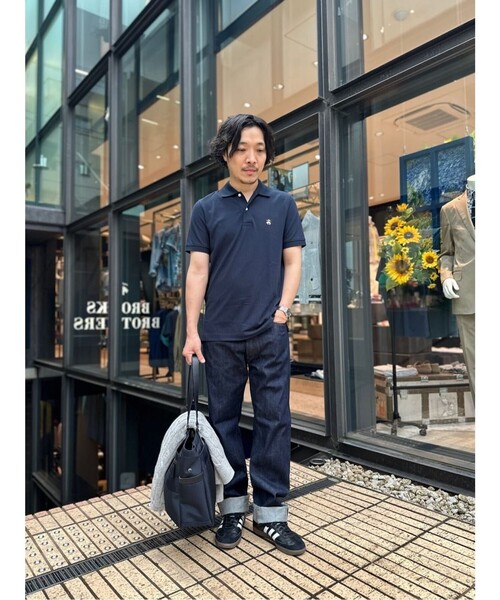 マスターズ ストレッチポロシャツ【メンズ サイズアメリカS.日本M-L相当】 BROOKS BROTHERS ポロシャツ GF スーピマコットン ストレッチ