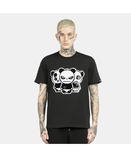 HIPANDA(ハイパンダ) tシャツ メンズ HIPANDAトリオロゴ HIPANDA(ハイパンダ) tシャツ メンズ HIPANDAトリオロゴ