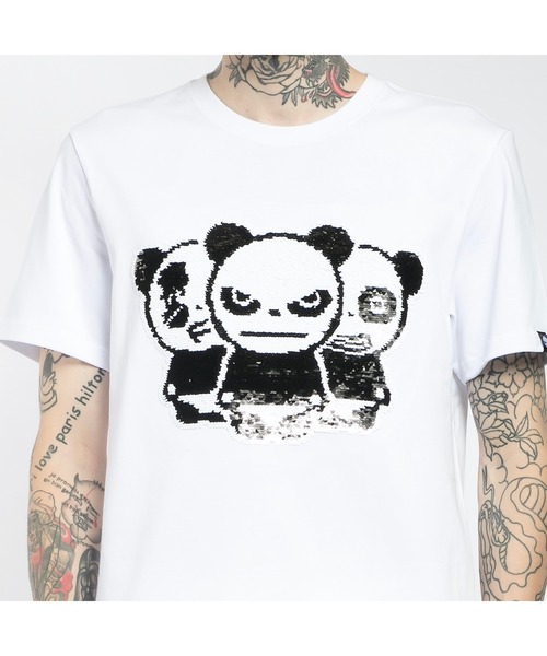 HIPANDA tシャツ ハイパンダ メンズ HIPANDAトリオロゴ