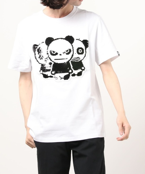 HIPANDA(ハイパンダ) tシャツ メンズ HIPANDAトリオロゴ HIPANDA(ハイパンダ) tシャツ メンズ HIPANDAトリオロゴ