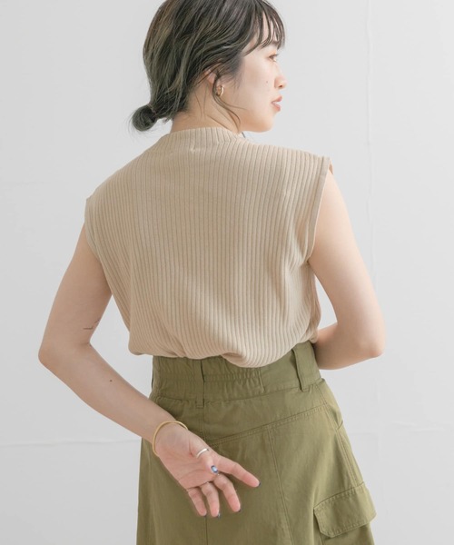 ニット リブハイネックノースリーブニット :63695049:ZOZOTOWN Yahoo ...