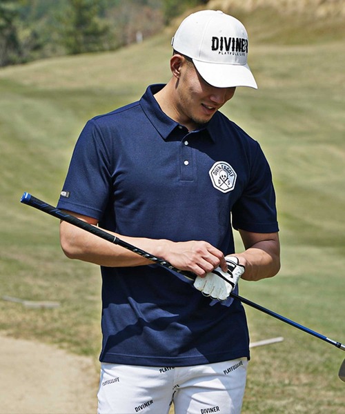 DIVINER GOLF ゴルフ 「DIVINER GOLF」オリジナル 刺繍 ロゴ キャップ