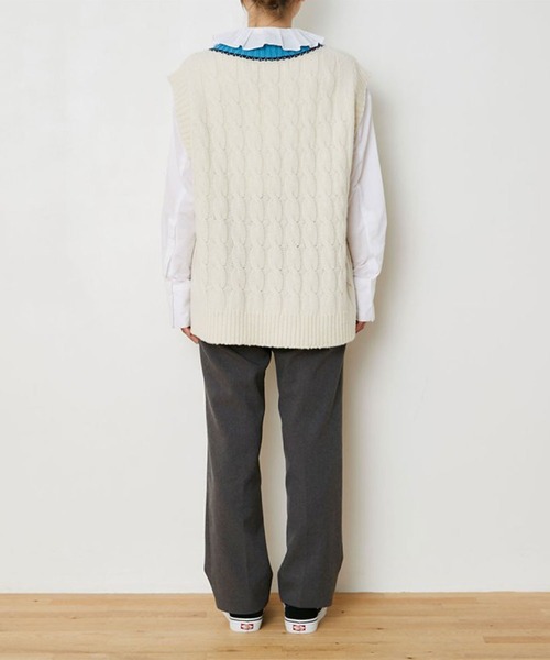 ベスト COLOR V KNIT VEST レディース : 67225049 : ZOZOTOWN Yahoo!店 