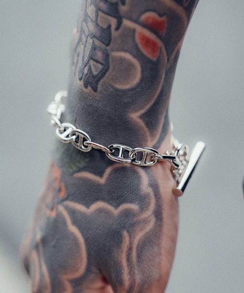 connecters ブレスレット Loop Bracelet 2set / Onyx Code x Pearl sterling silver