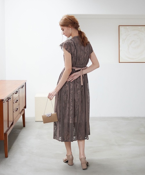 Dorry Doll（ドリードール） ドレス フラワーレースパイピングデザイン