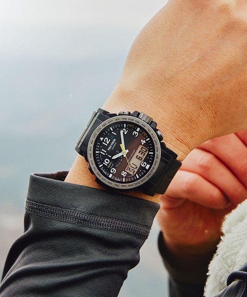 プロトレック Climber Line PRW-51Y-1JF Casio Pro Trek PRW-51Y-1JF Black Climber Line Solar Radio