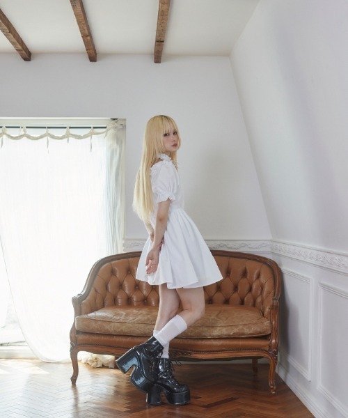 Fickle Bebe ワンピース フリルチョーカーワンピース : ZOZOTOWN Fickle Bebe ワンピース フリルチョーカーワンピース : ZOZOTOWN