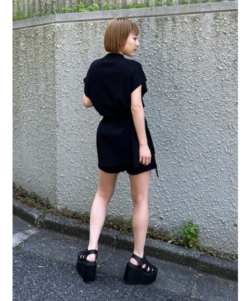 SLY スラックス パンツ BELTED PINTUCK S/PT ベルテッド