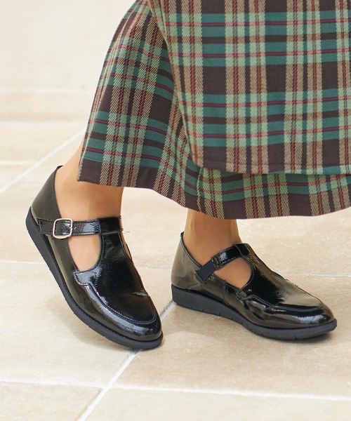 ing（イング） シューズ 「WEB限定」Tストラップデザインシューズ