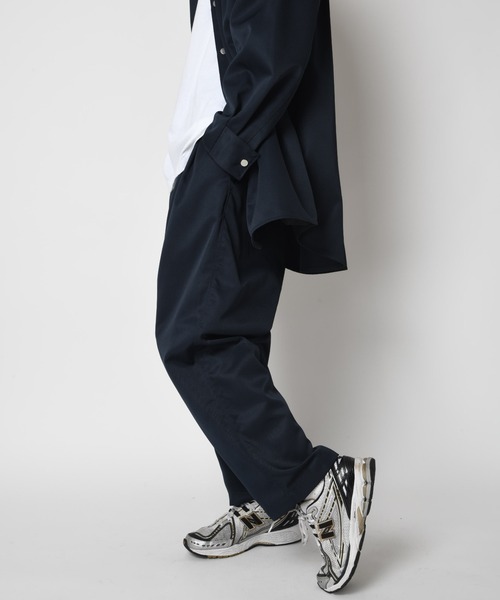 パンツ ssnt JACQUARD FRINGE STRIPE WIDE PANTS(M Black): S'YTE｜THE SHOP