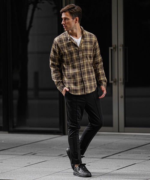 SOMEDIFF（サムディフ） シャツ 「SOMEDIFF」ピグメント加工オンブレ