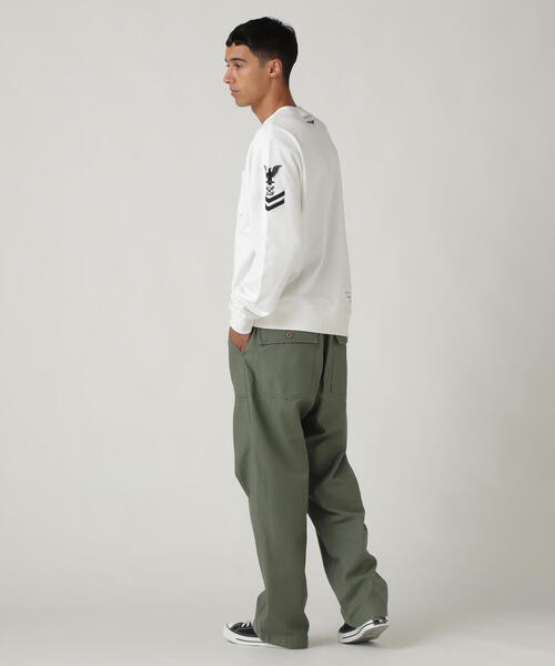 *AVIREX* ネイバル クルーネック スウェット AVIREX｜NAVAL CREWNECK SWEAT / ネイバル クルーネック
