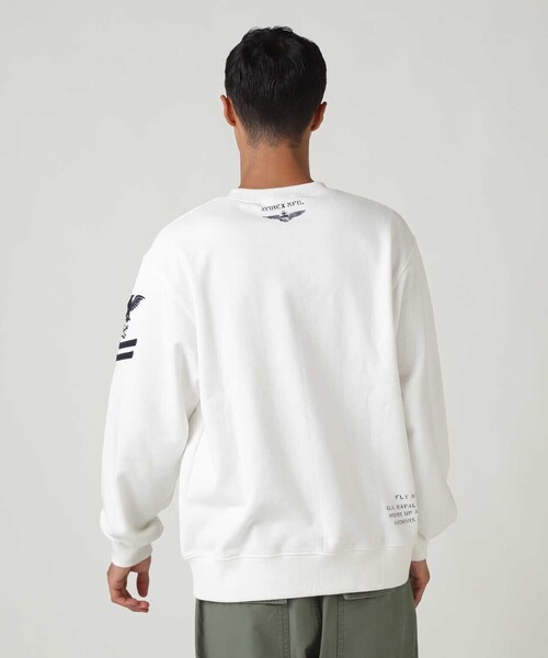AVIREX トレーナー スウェット NAVAL CREWNECK SWEAT / ネイバル