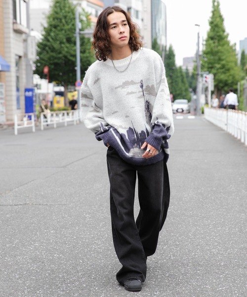 city♡レースアップノースリーブプルオーバー
