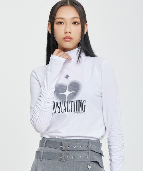 tシャツ TARGETTO タゲット SHINING HEART WARMER TURTLENECK シャイニングハートウォーマータートルネック レデ