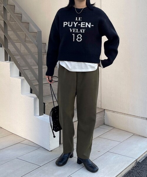 fredy emue パンツ シルキーウォームツイルテーパードパンツ