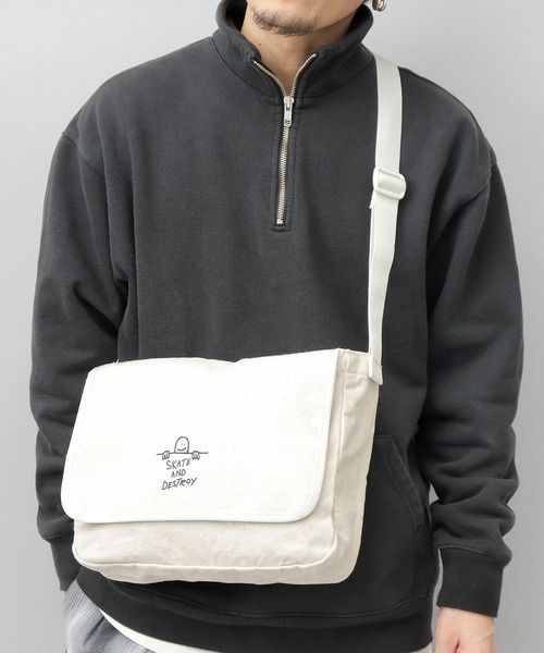 THRASHER（スラッシャー） ショルダーバッグ キャンバス ミニフラップ