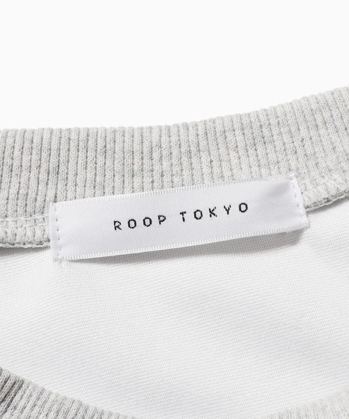 ROOP TOKYO トレーナー スウェット ショルダージップクルー