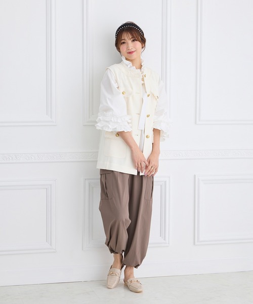 Rose Tiara ベスト ジレ ツイードジレ レディース : ZOZOTOWN Yahoo!店  