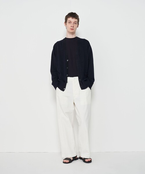 最終出品。ギャルリーヴィ　リネンリリヤーン Vネックカーディガン リネンリリヤーン Vネックカーディガン | GALERIE VIE (Women