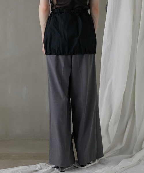 スカート レディース レイヤードワイドパンツ / Layered Wide Pants｜zozo｜10