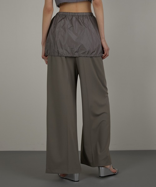 [RAIVE] Layered Wide Pants ☆送料込☆ PRANK PROJECT パンツ ラッフルレイヤードワイドパンツ / Ruffle