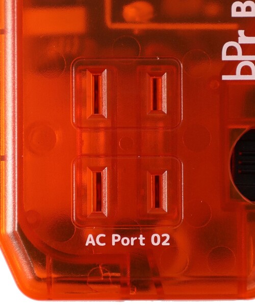 bPr BEAMS（bPrビームス） AC＆USB タップ スケルトン : ZOZOTOWN