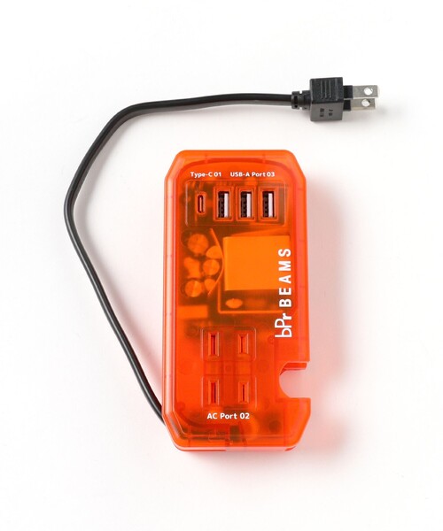 bPr BEAMS（bPrビームス） AC＆USB タップ スケルトン : ZOZOTOWN