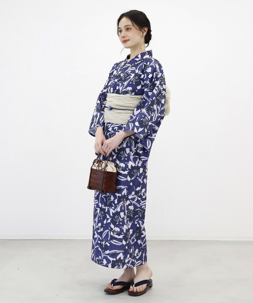 s3791①浴衣ワンピース♦新品♦反物から♦伊勢清々衣♦着丈１３０センチ ⑦浴衣ワンピース♢新品♢反物から♢伊勢清々衣♢着丈132