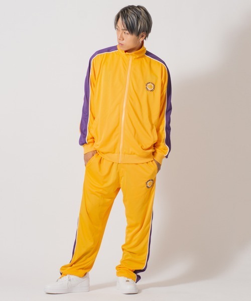 RE730 ブルゾン アウター カラージャージ ブルゾンとイージーパンツ