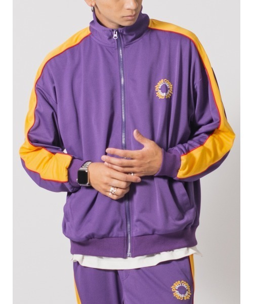 RE730 ブルゾン アウター カラージャージ ブルゾンとイージーパンツ