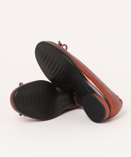 ecco　バレエシューズ エコー ECCO ウィメンズ 本革 バレエシューズ スカルプテッド