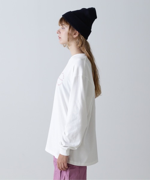 tシャツ L/S VARSITY LOGO T-SHIRT/ バーシティロゴTシャツ レディース AVIREX tシャツ L/S VARSITY LOGO T-SHIRT/ バーシティロゴT