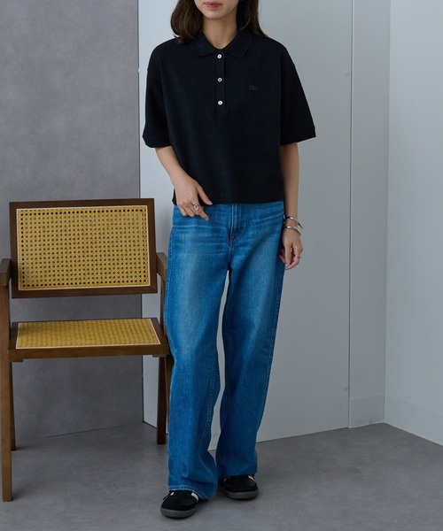 け*ん様 LACOSTA ラコステ ワンポイントロゴ ポロシャツ ブラック M け*ん様 LACOSTA ラコステ ワンポイントロゴ ポロシャツ ブラック M