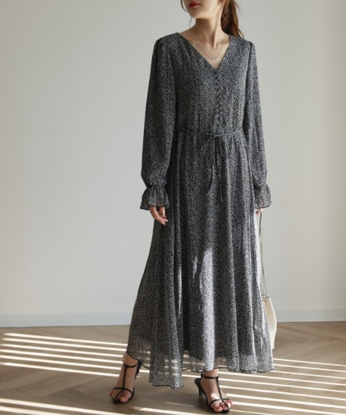 HUG.U（ハグユー） ワンピース 花柄裏起毛ワンピース : ZOZOTOWN Yahoo