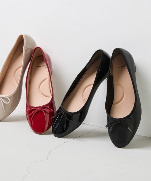 welleg（ウェレッグ） バレエシューズ パンプス ふわカル ラウンドトゥ