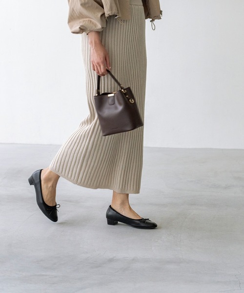 welleg バレエシューズ パンプス ふわカル ラウンドトゥ ローヒール