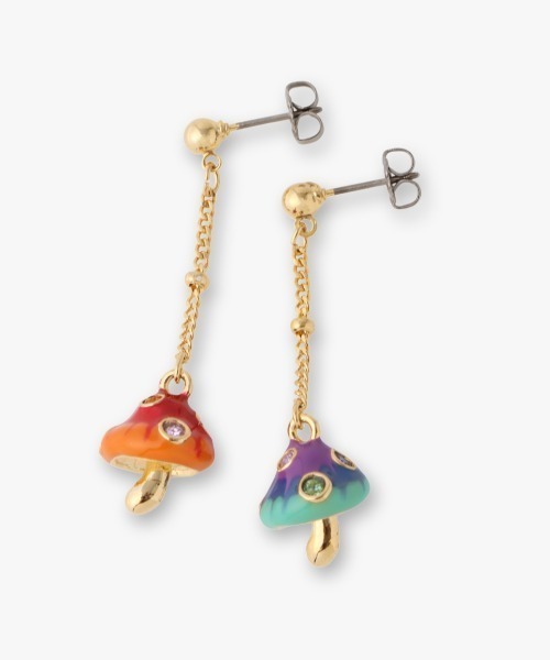 ANNA SUI ピアス きのこモチーフ レディース : ZOZOTOWN Yahoo