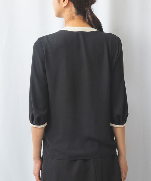 NARACAMICIE❣️オシャレ度高いチュニック NARACAMICIE】麻調七分袖チュニック(1(M)9号 ベージュ): ナラ