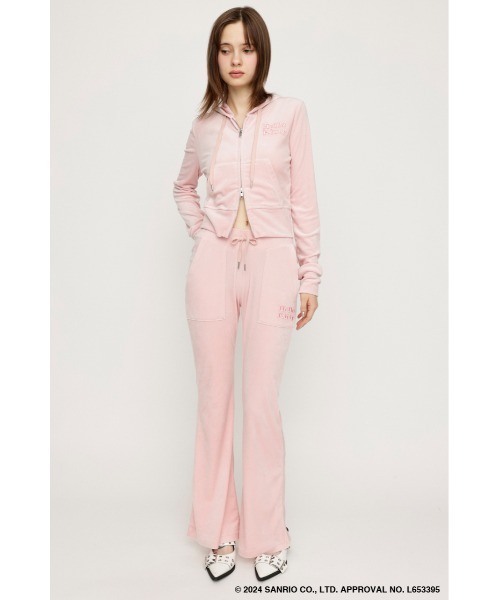 SLY（スライ） スラックス パンツ HELLO KITTY x SLY VELOUR PT ハロー