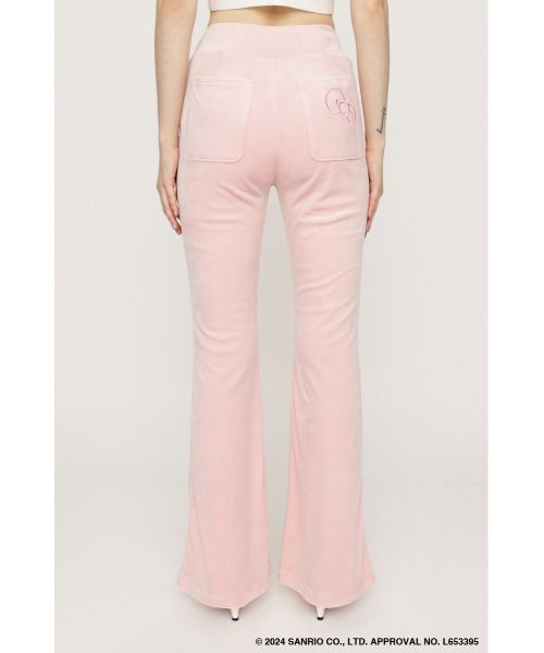 SLY スラックス パンツ HELLO KITTY x VELOUR PT ハローキティ