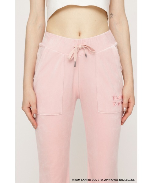 SLY（スライ） スラックス パンツ HELLO KITTY x SLY VELOUR PT ハロー