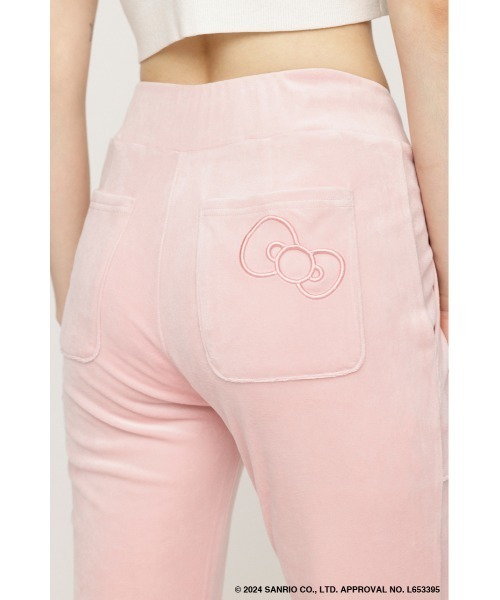 SLY（スライ） スラックス パンツ HELLO KITTY x SLY VELOUR PT ハロー