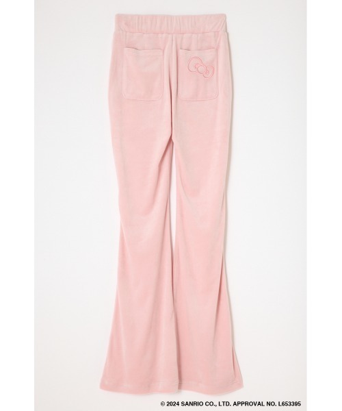 SLY（スライ） スラックス パンツ HELLO KITTY x SLY VELOUR PT ハロー